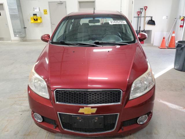 3G1TB6DE4AL119800 - 2010 CHEVROLET AVEO LS BLACK photo 5