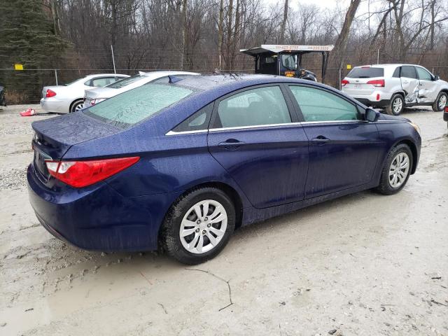 5NPEB4AC2BH254105 - 2011 HYUNDAI SONATA GLS BLUE photo 3