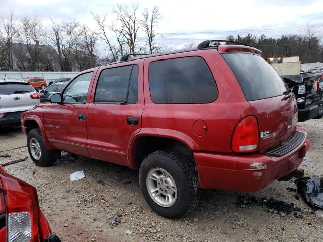 1B4HS28Y8XF530756 - 1999 DODGE DURANGO MAROON photo 2