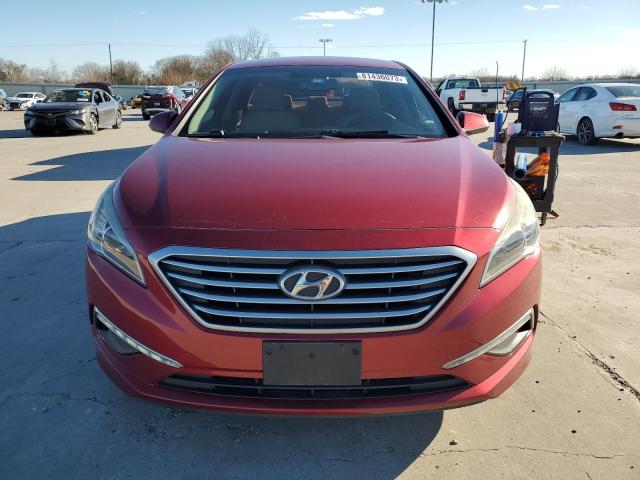 5NPE24AF5FH219767 - 2015 HYUNDAI SONATA SE RED photo 5