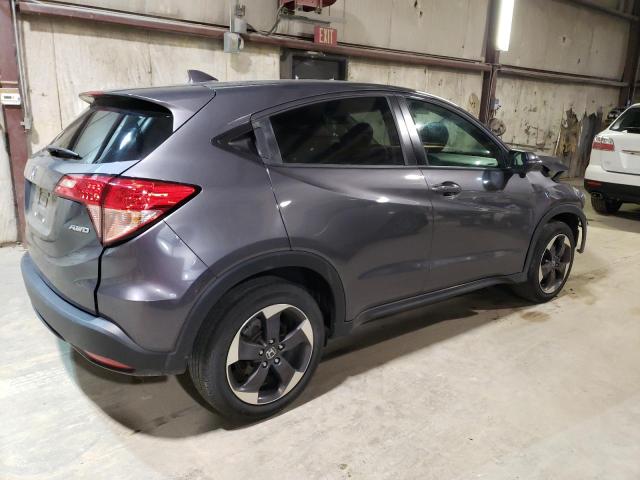 3CZRU6H54JG719564 - 2018 HONDA HR-V EX GRAY photo 3