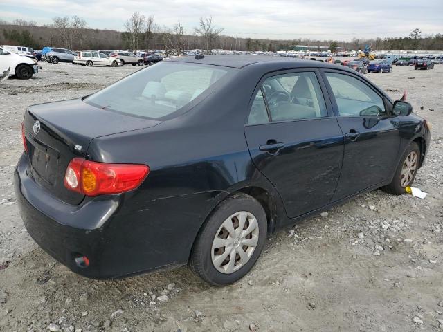 JTDBL40E299043668 - 2009 TOYOTA COROLLA BASE BLACK photo 3