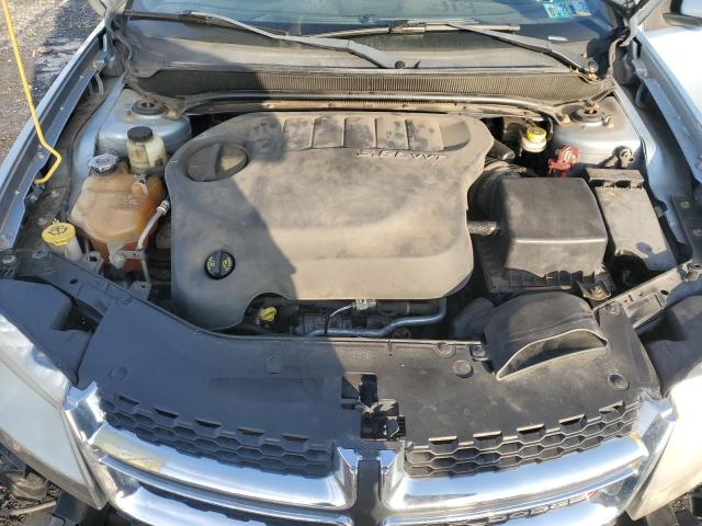 1C3CDZCG2DN666790 - 2013 DODGE AVENGER SXT SILVER photo 11