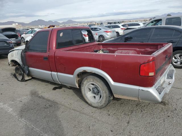 1GCCS1440R8154197 - 1994 CHEVROLET S TRUCK S10 RED photo 2