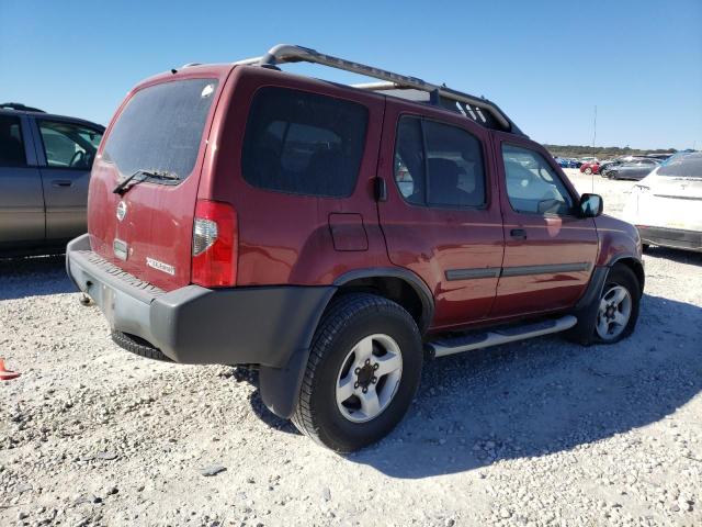 5N1ED28T04C608427 - 2004 NISSAN XTERRA XE MAROON photo 3