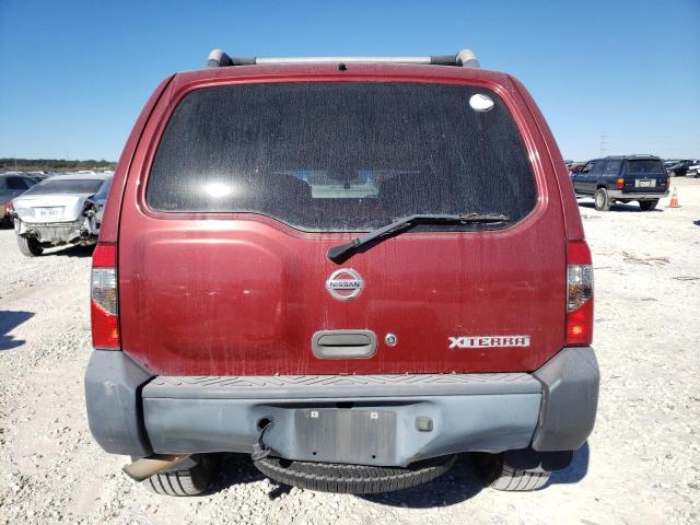 5N1ED28T04C608427 - 2004 NISSAN XTERRA XE MAROON photo 6