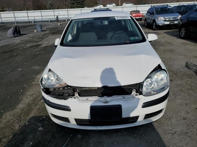 WVWBS71K17W086034 - 2007 VOLKSWAGEN RABBIT WHITE photo 5