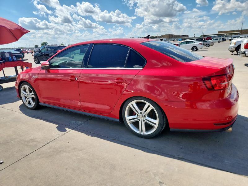 3VW4S7AJ8GM334650 - 2016 VOLKSWAGEN JETTA GLI Czerwony zdjęcie 2