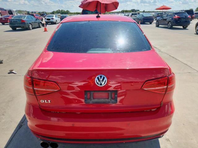 3VW4S7AJ8GM334650 - 2016 VOLKSWAGEN JETTA GLI Czerwony zdjęcie 6