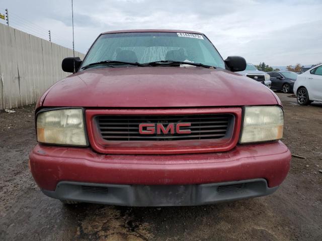 1GTCS19W518193740 - 2001 GMC SONOMA RED photo 5