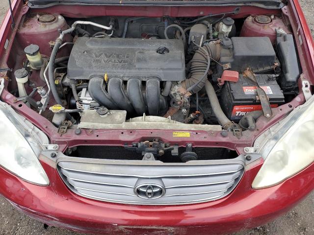 1NXBR32E84Z221624 - 2004 TOYOTA COROLLA CE RED photo 11