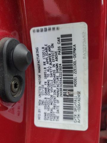 1NXBR32E84Z221624 - 2004 TOYOTA COROLLA CE RED photo 12