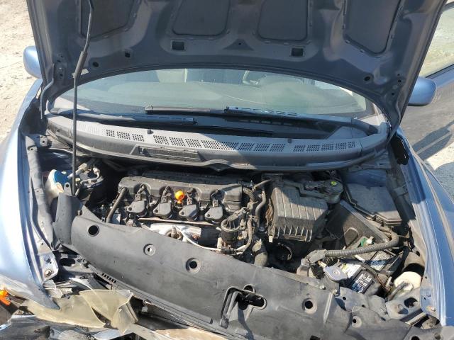 2HGFG12858H555310 - 2008 HONDA CIVIC EX BLUE photo 11