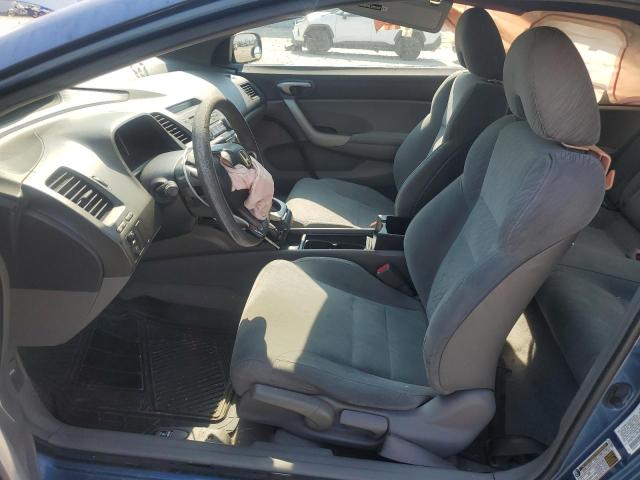2HGFG12858H555310 - 2008 HONDA CIVIC EX BLUE photo 7