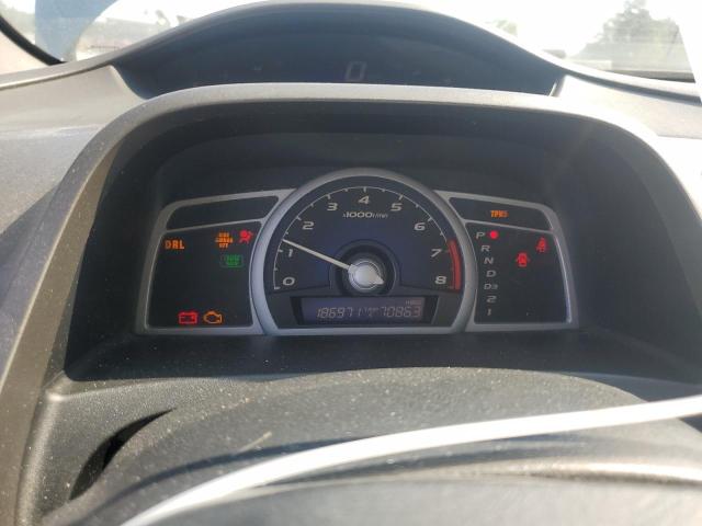 2HGFG12858H555310 - 2008 HONDA CIVIC EX BLUE photo 9