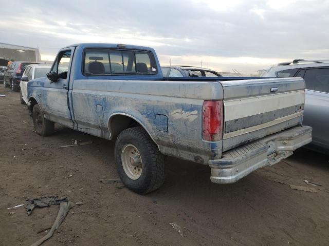 2FTEF14N9PCA07905 - 1993 FORD F150 BLUE photo 2