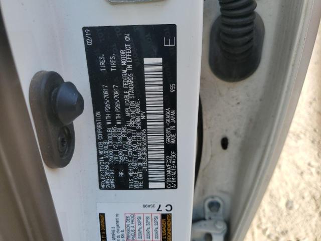 JTEBU5JR8K5685096 - 2019 TOYOTA 4RUNNER SR5/SR5 PREMIUM Biały zdjęcie 13