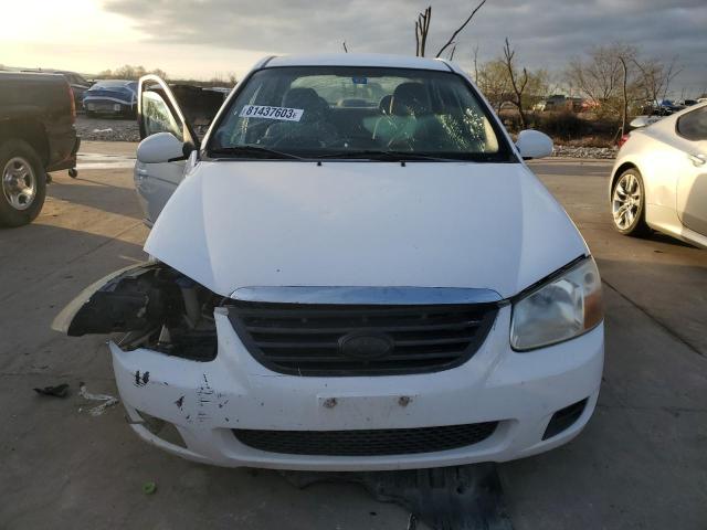 KNAFE121785531005 - 2008 KIA SPECTRA EX WHITE photo 5