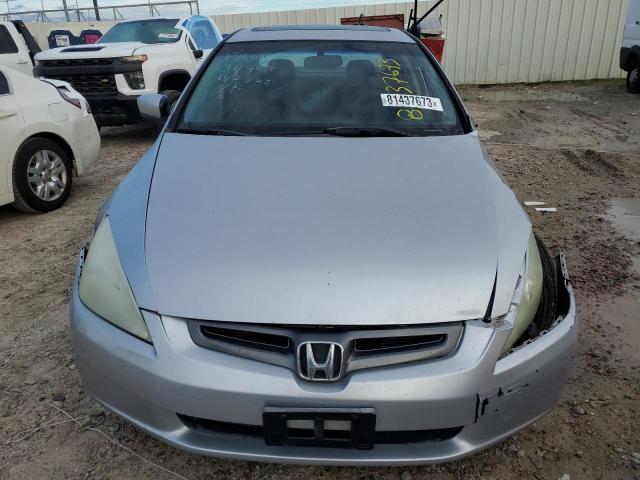 1HGCM56775A049489 - 2005 HONDA ACCORD EX SILVER photo 5