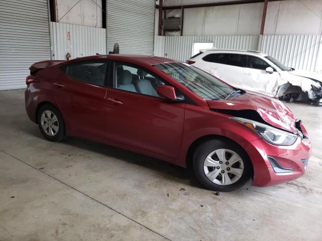 5NPDH4AE4GH729966 - 2016 HYUNDAI ELANTRA SE MAROON photo 4