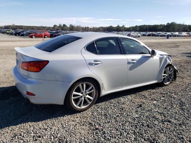 JTHBK262X65006454 - 2006 LEXUS IS 250 WHITE photo 3