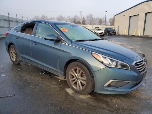 5NPE24AF0HH441409 - 2017 HYUNDAI SONATA SE BLUE photo 4