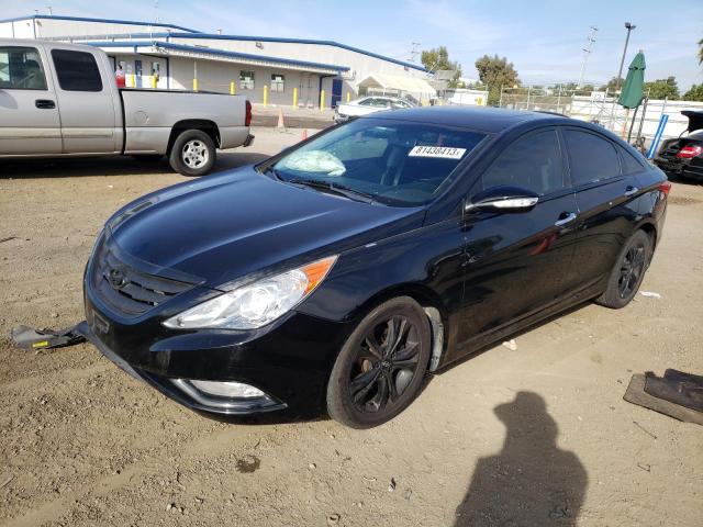 5NPEC4AC7BH035203 - 2011 HYUNDAI SONATA SE BLACK photo 1