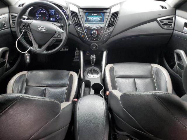 KMHTC6AE4DU173046 - 2013 HYUNDAI VELOSTER TURBO Blanco foto 8