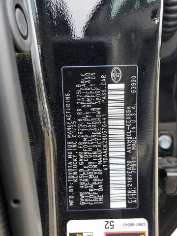 4T1DAACK2SU576441 - 2025 TOYOTA CAMRY XSE 黑色 照片 12