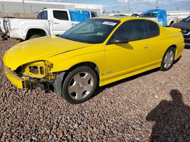 2G1WL15C179266775 - 2007 CHEVROLET MONTE CARL SS YELLOW photo 1