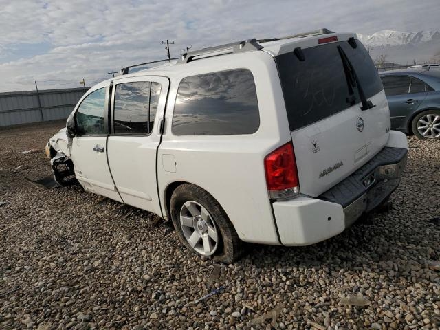 5N1AA08B26N701993 - 2006 NISSAN ARMADA SE WHITE photo 2