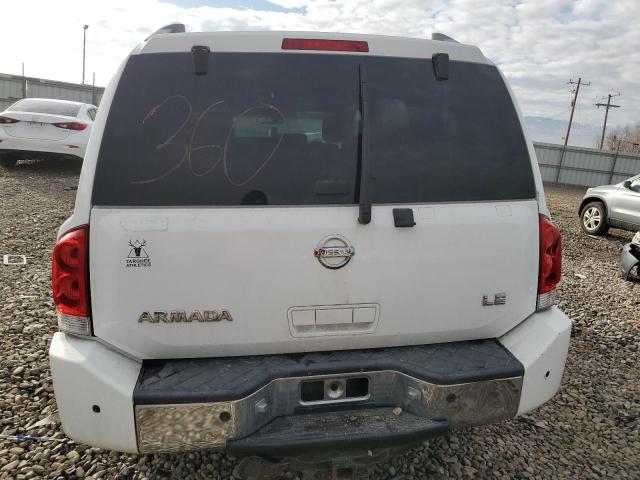 5N1AA08B26N701993 - 2006 NISSAN ARMADA SE WHITE photo 6