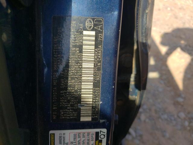 2T1BR32E95C458500 - 2005 TOYOTA COROLLA CE BLUE photo 13