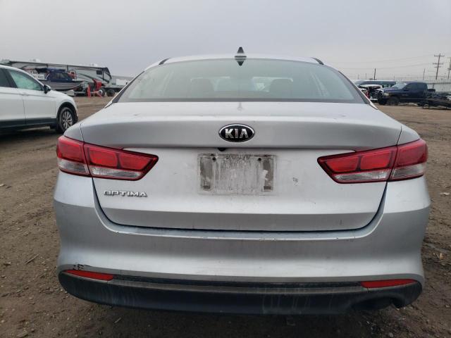 5XXGT4L36GG047335 - 2016 KIA OPTIMA LX SILVER photo 6