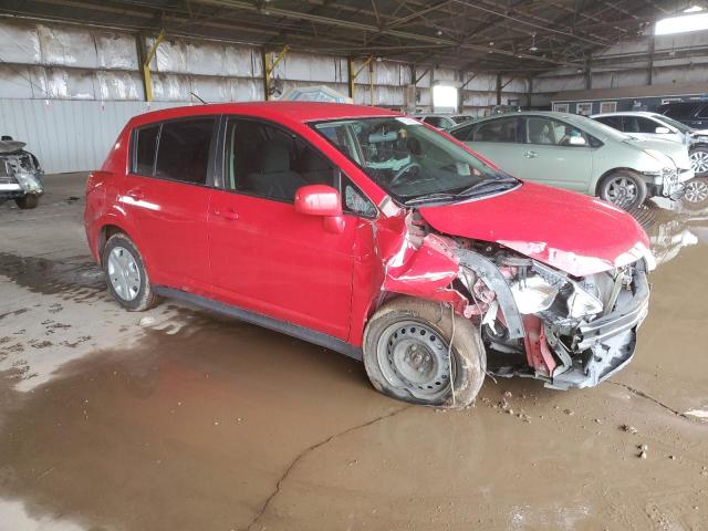 3N1BC1CP0CK292358 - 2012 NISSAN VERSA S RED photo 4