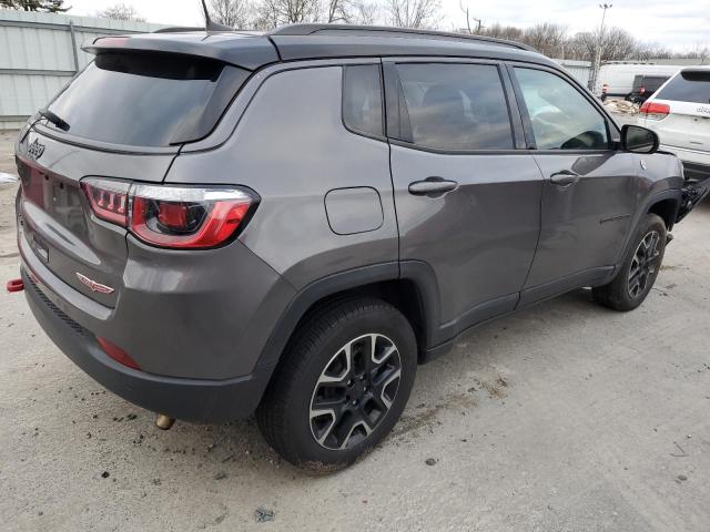 3C4NJDDB9KT759791 - 2019 JEEP COMPASS TRAILHAWK GRAY photo 3