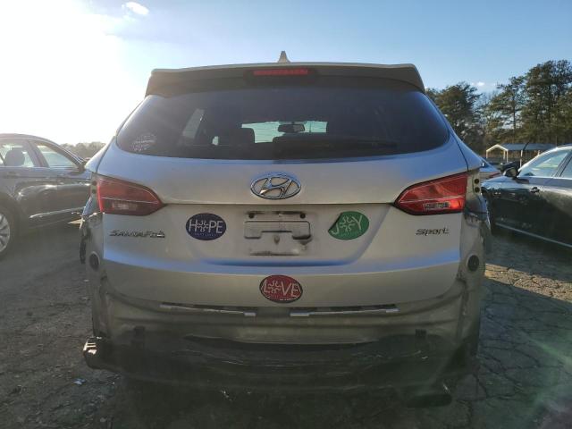 5XYZT3LB4DG032172 - 2013 HYUNDAI SANTA FE S SILVER photo 6