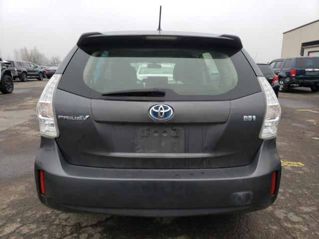 JTDZN3EU7D3288805 - 2013 TOYOTA PRIUS V GRAY photo 6