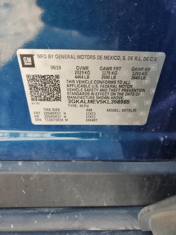 3GKALMEV5KL398985 - 2019 GMC TERRAIN SLE Azul foto 14