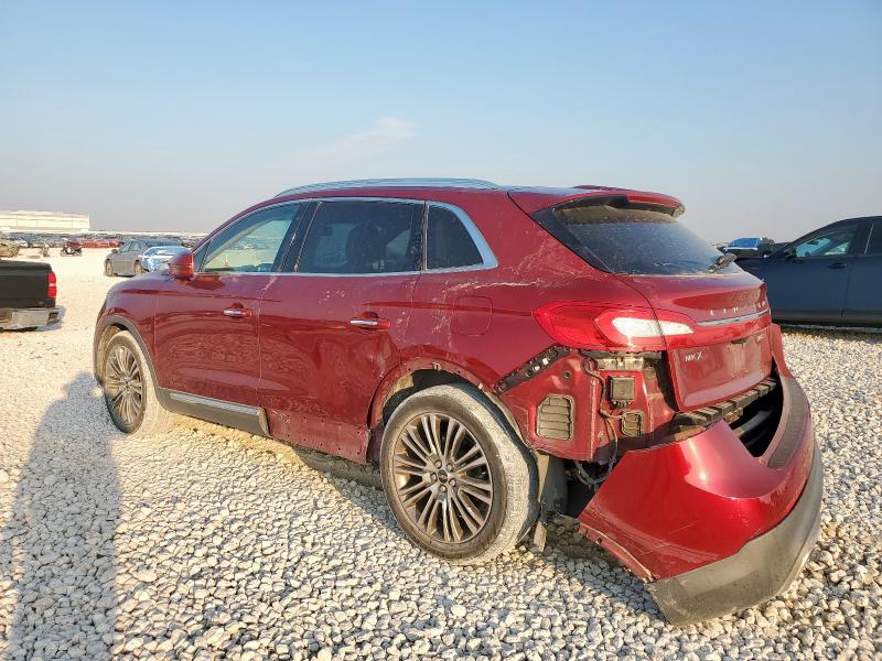 2LMTJ6LP0GBL52848 - 2016 LINCOLN MKX RESERVE Կարմիր լուսանկար 2