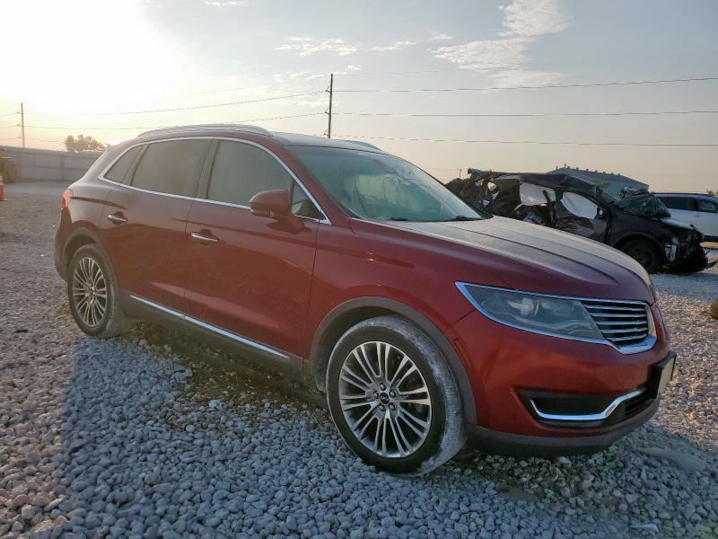2LMTJ6LP0GBL52848 - 2016 LINCOLN MKX RESERVE Կարմիր լուսանկար 4