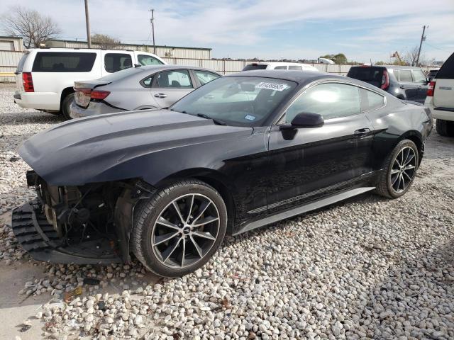 1FA6P8TH3F5317987 - 2015 FORD MUSTANG BLACK photo 1