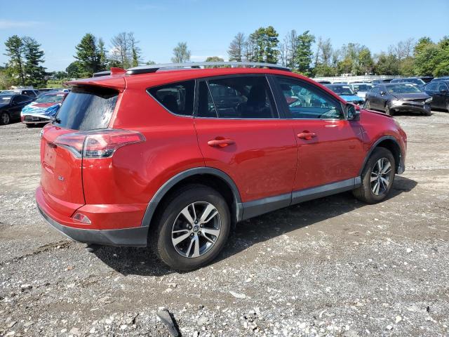 2T3WFREV8HW399474 - 2017 TOYOTA RAV4 XLE 红色 照片 3