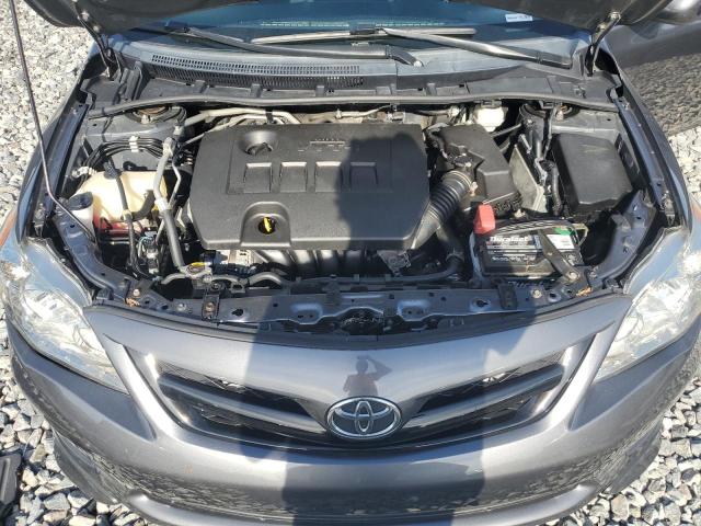 2T1BU4EE7DC109978 - 2013 TOYOTA COROLLA BASE GRAY photo 11