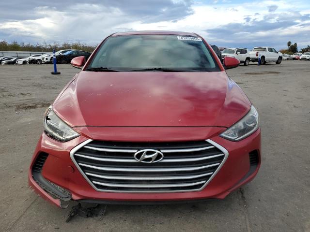 KMHD84LF4HU167625 - 2017 HYUNDAI ELANTRA SE RED photo 5