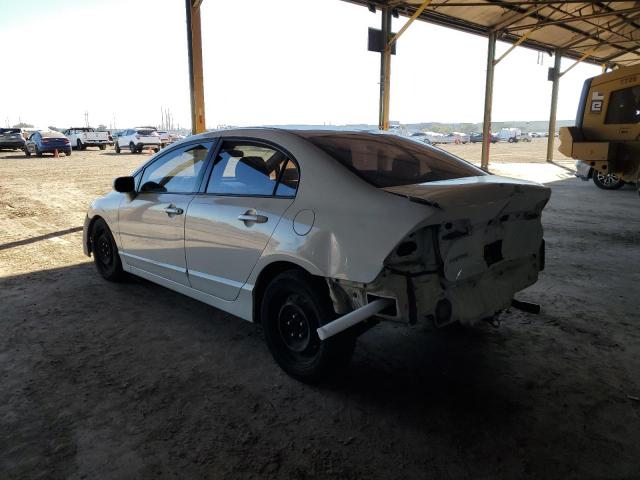 2HGFA1F55AH566508 - 2010 HONDA CIVIC LX WHITE photo 2