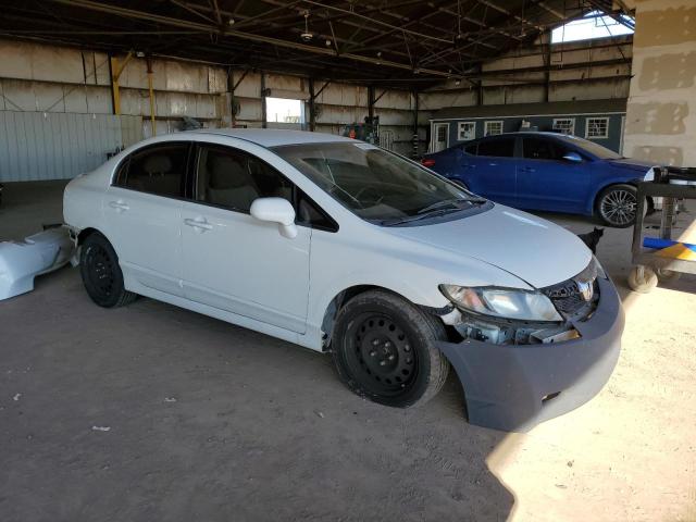 2HGFA1F55AH566508 - 2010 HONDA CIVIC LX WHITE photo 4