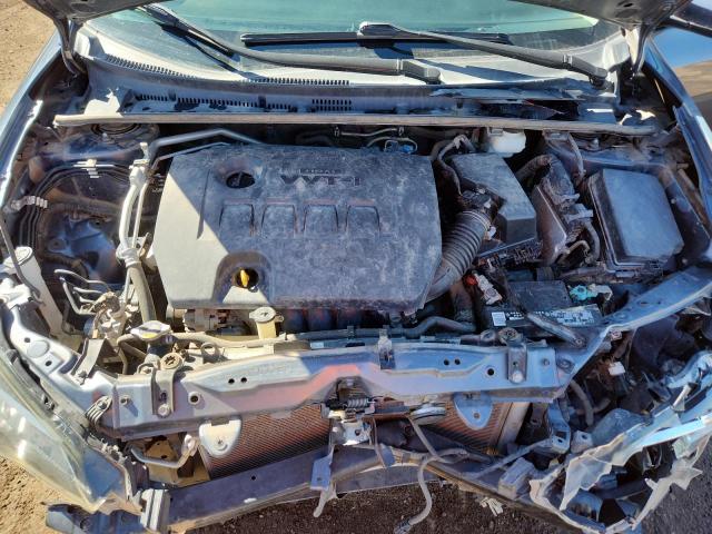 2T1BURHE2KC228897 - 2019 TOYOTA COROLLA L أزرق صورة 11