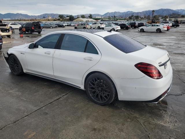 WDDUG7JB2FA147242 - 2015 MERCEDES-BENZ S 63 AMG WHITE photo 2