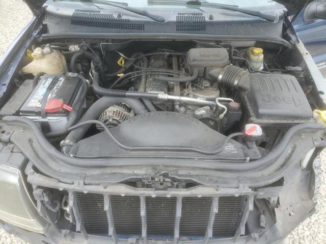 1J8GW48S22C315676 - 2002 JEEP GRAND CHEROKEE LAREDO BLUE photo 12